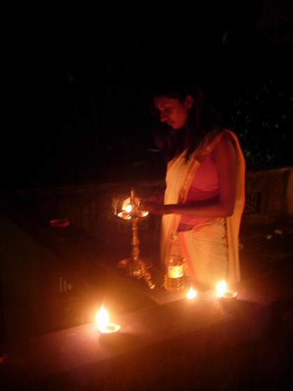 The Saree: The Saree and light