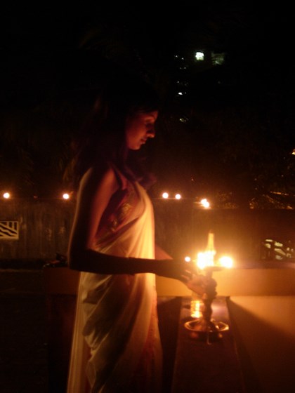 The Saree: The Saree and light
