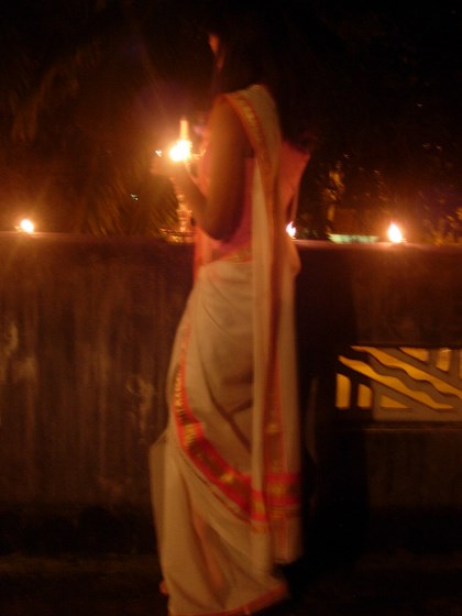 The Saree: The Saree and light