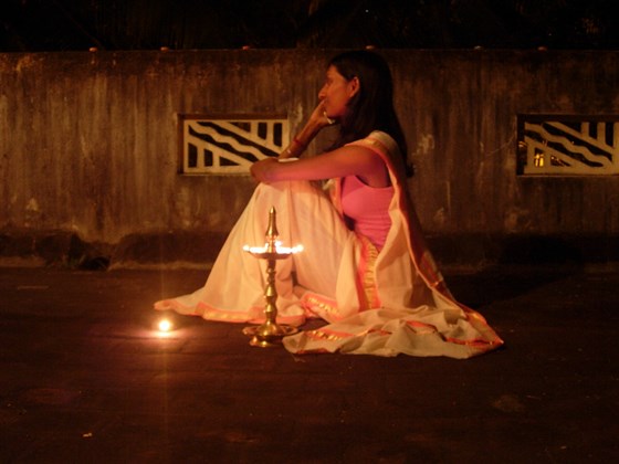 The Saree: The Saree and light
