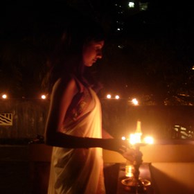 The Saree: The Saree and light